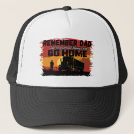 Gorra De Camionero Diseño de amor para familia de camioneros Dad Road