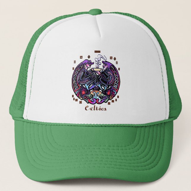 Gorra De Camionero Diseño de arte celta (Anverso)