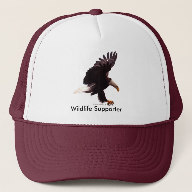 Gorra De Camionero Diseño de aterrizaje BALD EAGLE (Anverso)