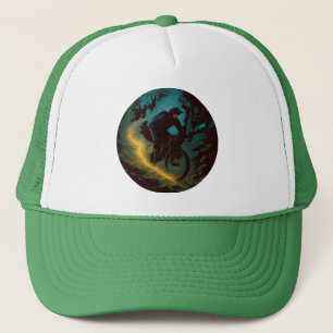 Gorra De Camionero Diseño de aventura de ciclismo de montaña al aire