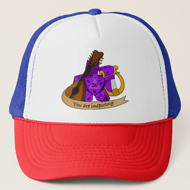 Gorra De Camionero Diseño de Bard Dice (Anverso)
