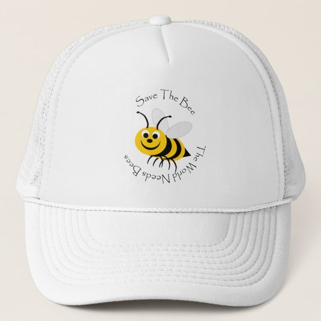 Gorra De Camionero Diseño de Bee (Anverso)