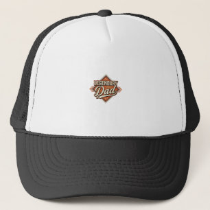 Gorra De Camionero Diseño de camiseta con grabado vintage de Papá leg
