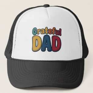 Gorra De Camionero Diseño de camiseta con letras burbuja retro de Pap