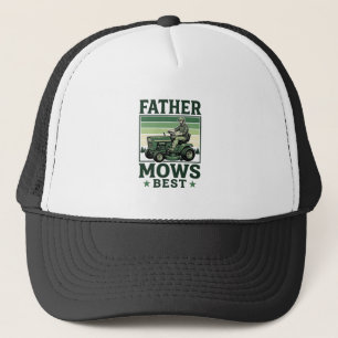 Gorra De Camionero Diseño de camiseta de cortadora de césped vintage
