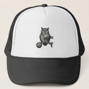 Gorra De Camionero Diseño de camiseta de entrenador de fútbol búho gr