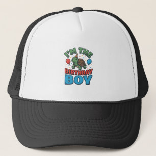 Gorra De Camionero Diseño de camiseta de fiesta vintage de tortuga cu