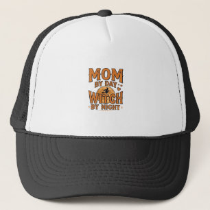 Gorra De Camionero Diseño de camiseta de Halloween de bruja por la no