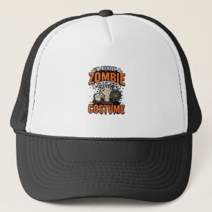 Gorra De Camionero Diseño de camiseta de Halloween de disfraz de zomb