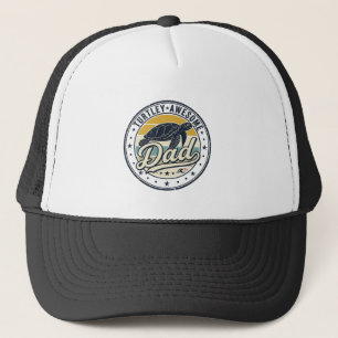 Gorra De Camionero Diseño de camiseta de tortuga vintage para papá Tu