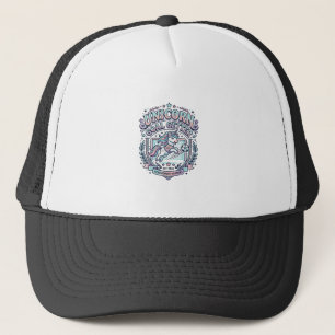 Gorra De Camionero Diseño de camiseta gráfica estilo retro para logra