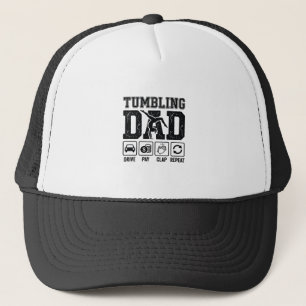 Gorra De Camionero Diseño de camiseta Tumbling Dad Drive Pay Clap Rep