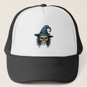 Gorra De Camionero Diseño de camiseta vectorial de Halloween de calav