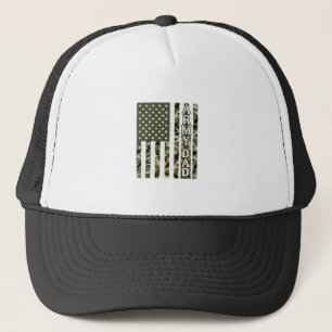 Gorra De Camionero Diseño de camiseta vintage de la bandera americana