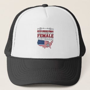 Gorra De Camionero Diseño de camiseta vintage patriota de poder de ve
