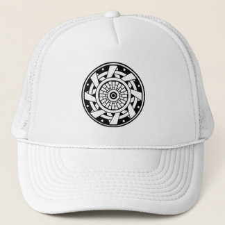 Gorra De Camionero Diseño de Círculo de Cultivo de Geometría Sagrada 