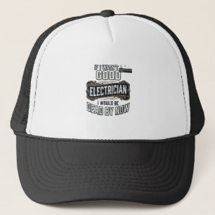 Gorra De Camionero Diseño de cita de grabado vintage electricista div