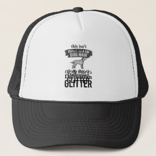 Gorra De Camionero Diseño de cita de pelo de perro divertido con bril