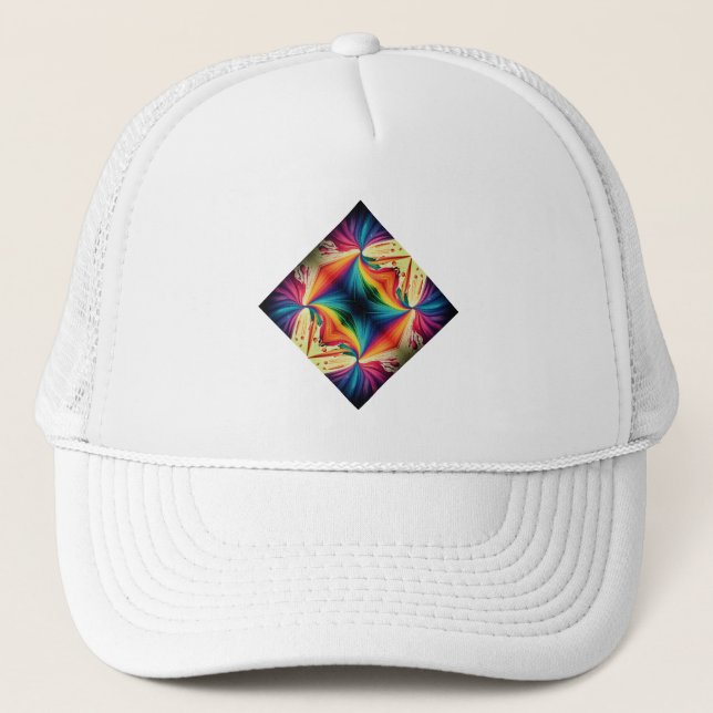 GORRA DE CAMIONERO DISEÑO DE COLOR MULTI (Anverso)