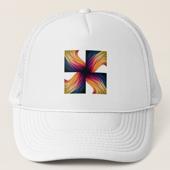 GORRA DE CAMIONERO DISEÑO DE COLOR MULTI (Anverso)