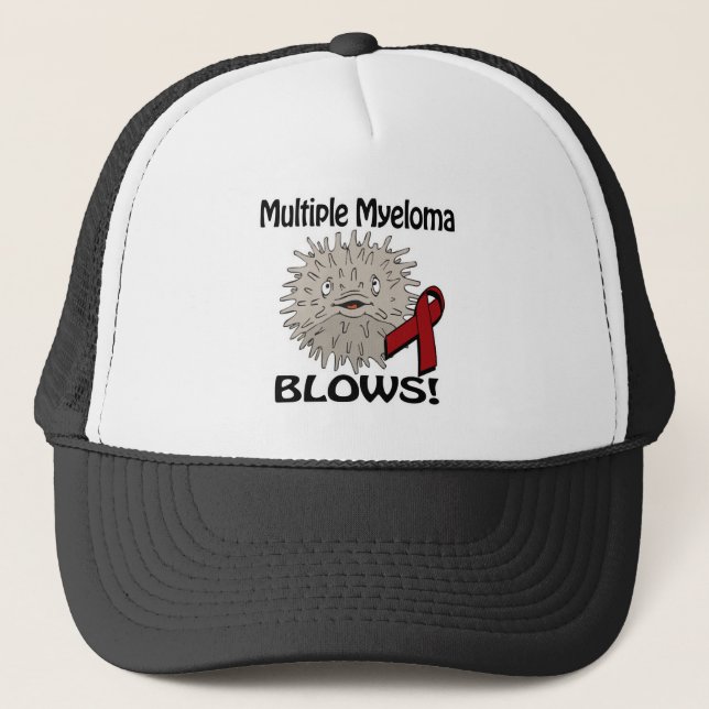 Gorra De Camionero Diseño de conciencia de múltiples mielomas (Anverso)