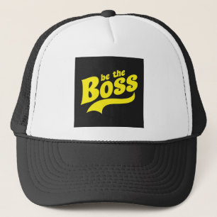 Gorra De Camionero Diseño de copia de jefe para hombre.