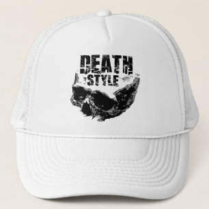 Gorra De Camionero Diseño de cráneo de estilo de muerte