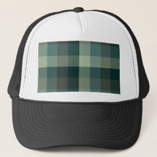Gorra De Camionero Diseño de cuadros de gingham verde