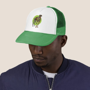 Gorra De Camionero Diseño de Cyborg para Perro Greyhound