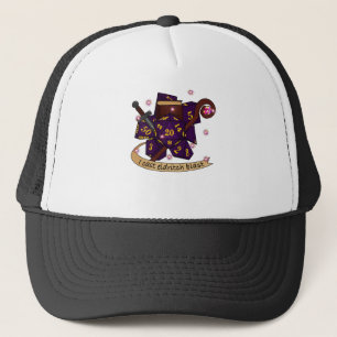 Gorra De Camionero Diseño de dados de bloqueo