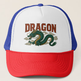 Gorra De Camionero diseño de dragón genial