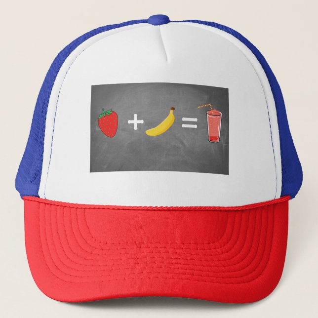 Gorra De Camionero Diseño de estilos de vida saludables (Anverso)