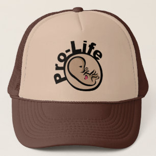 Gorra De Camionero Diseño de Feto Pro-Life