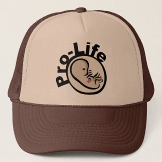 Gorra De Camionero Diseño de Feto Pro-Life