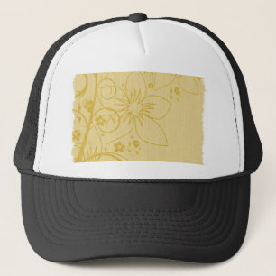 Gorra De Camionero Diseño de flor de punto