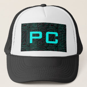 Gorra De Camionero diseño de fondo negro