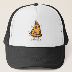 Gorra De Camionero Diseño de frase divertida de comida de pizza