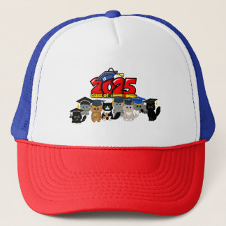 Gorra De Camionero Diseño de gatos de graduación de 2025