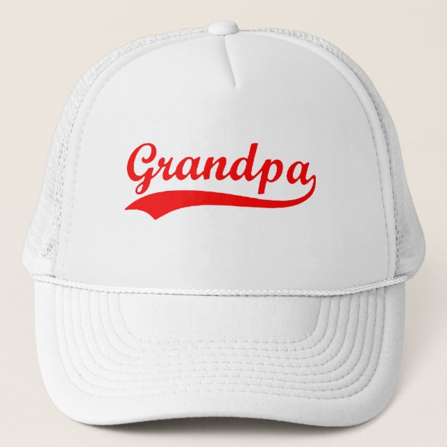 Gorra De Camionero Diseño de Grandpa Swish (Anverso)