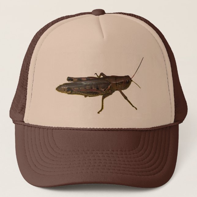 Gorra De Camionero Diseño de Grasshopper Giant (Anverso)
