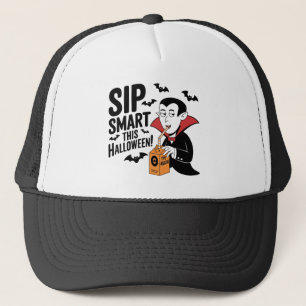 Gorra De Camionero Diseño de Halloween con tema de vampiros divertido