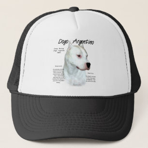 Gorra De Camionero Diseño de historia de Dogo Argentino