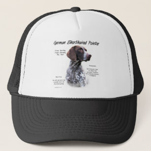 Gorra De Camionero Diseño de historia de punteros en canales abreviad