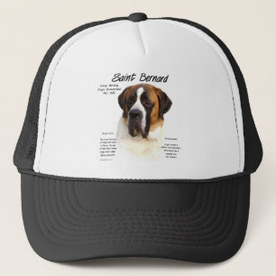 Gorra De Camionero Diseño de historia de San Bernardo (suave)