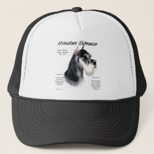 Gorra De Camionero Diseño de historia de Schnauzer en miniatura