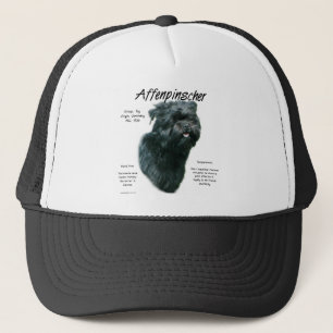 Gorra De Camionero Diseño de historial de Affenpinscher