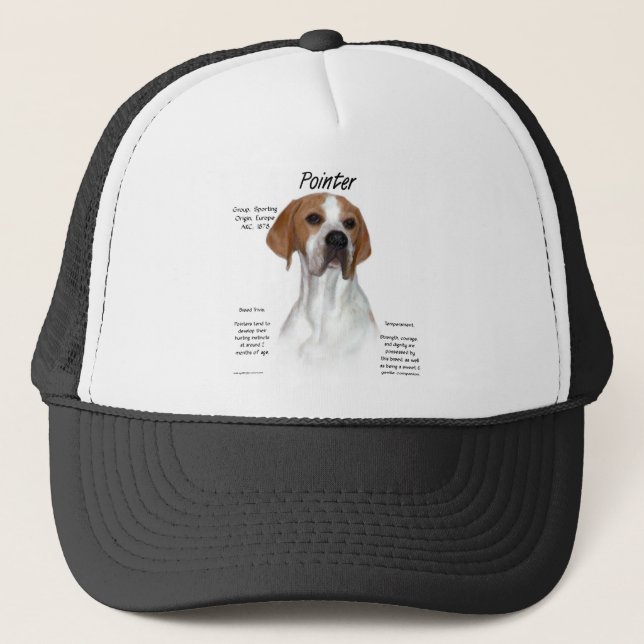 Gorra De Camionero Diseño de historial de punteros (Anverso)