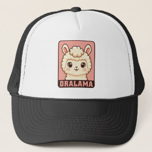 Gorra De Camionero Diseño de ilustración de llama linda