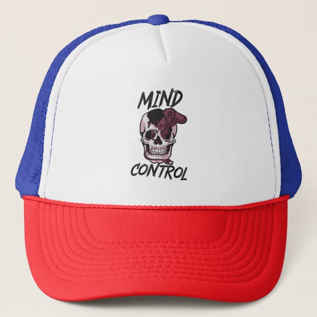 Gorra De Camionero Diseño de juegos de control mental (Anverso)