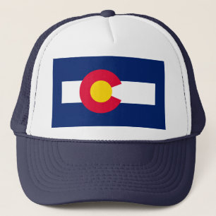 Gorra De Camionero Diseño de la bandera del estado de Colorado